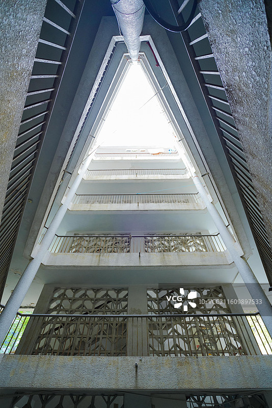 深圳市南山区，花果山社区，三角楼图片素材