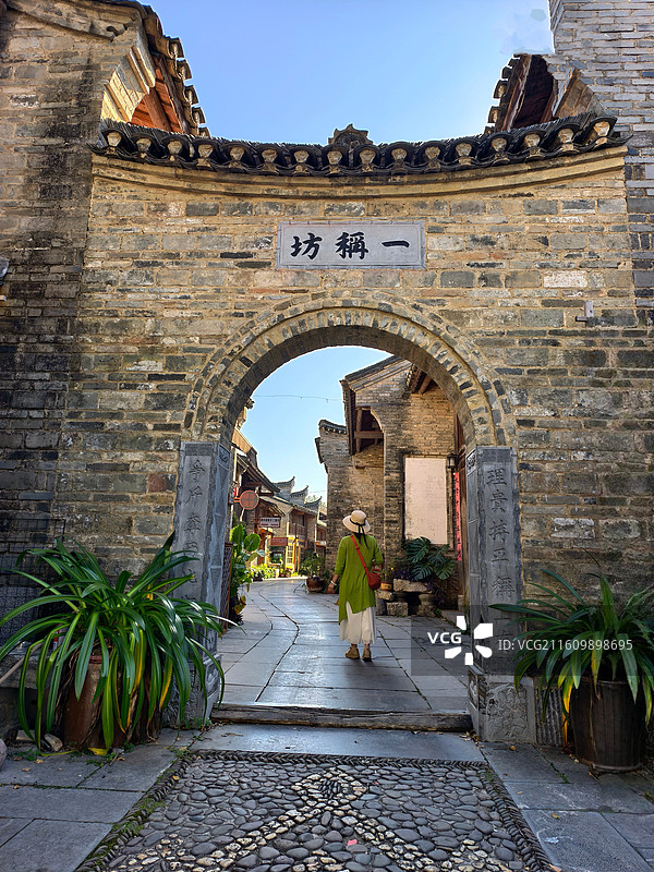 桂林灵川县东漓古村风光图片素材