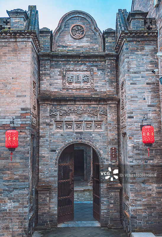 山西万荣县李家大院图片素材