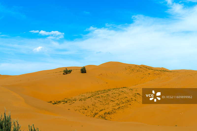 沙漠中的沙丘图片素材