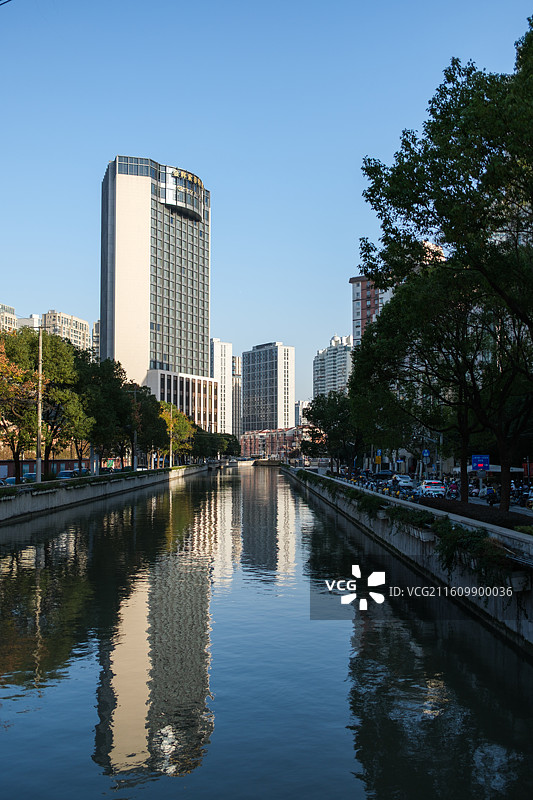 上海虹口区老街道 1933图片素材