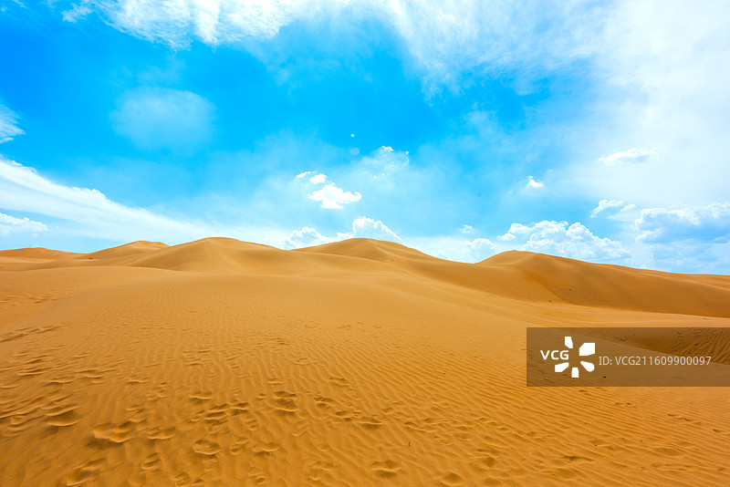 库布其沙漠图片素材