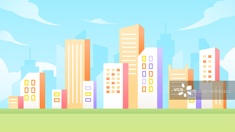 现代城市建筑图片素材