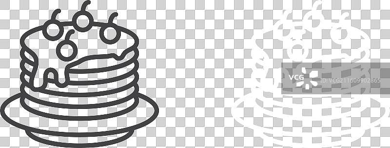 煎饼图标图片素材