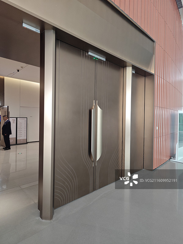 长安乐一带一路文化艺术中心现代白色曲线建筑室内装饰图片素材