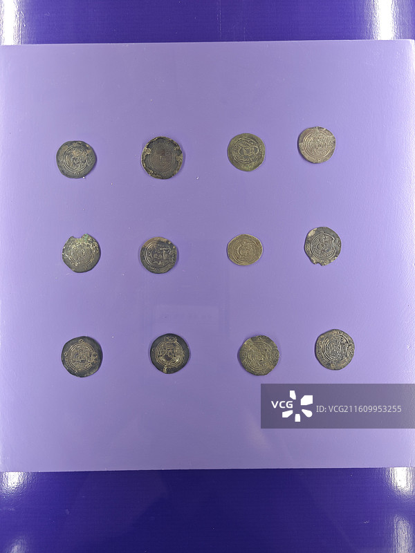 大唐西市博物馆钱币展览图片素材