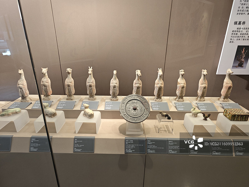 大唐西市博物馆十二生肖俑图片素材