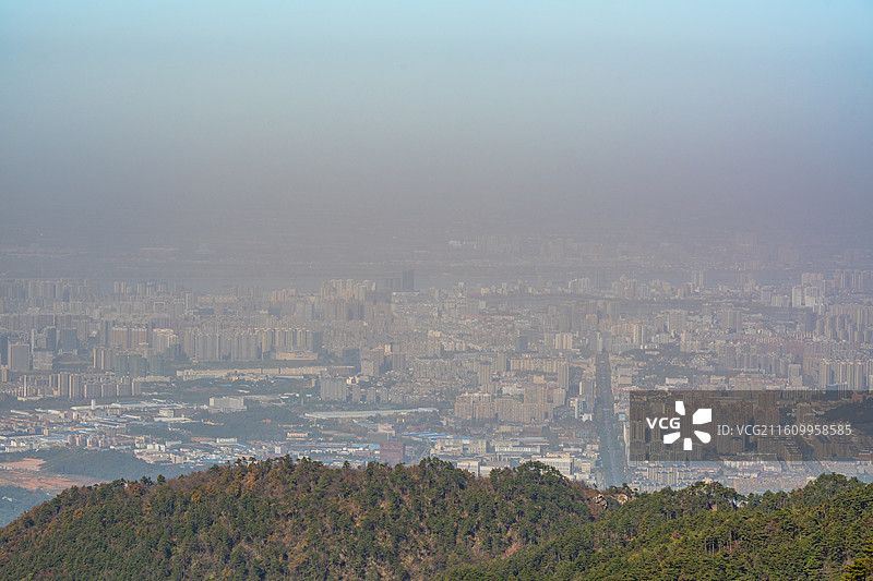 庐山俯瞰九江市庐山市图片素材