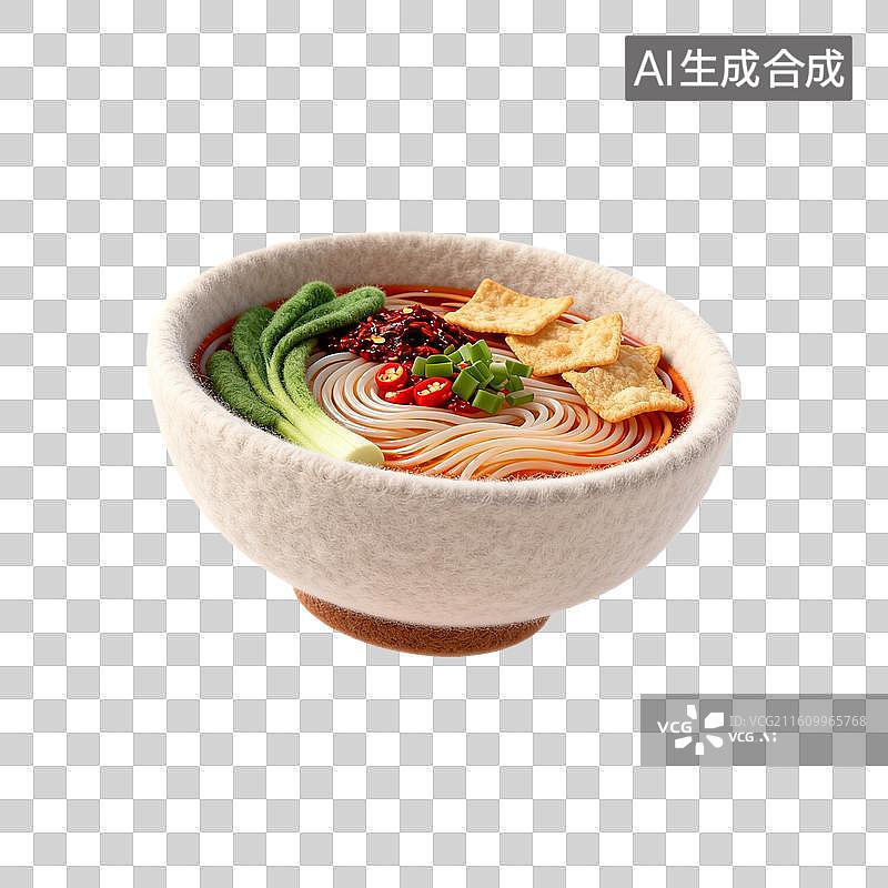 【AI数字艺术】一碗麻辣米粉图片素材