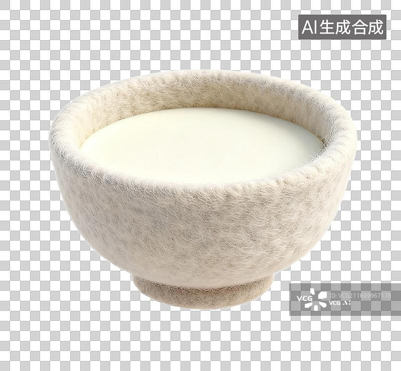 【AI数字艺术】一碗双皮奶图片素材