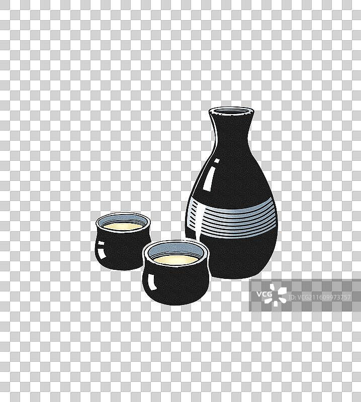 日式酒杯图片素材