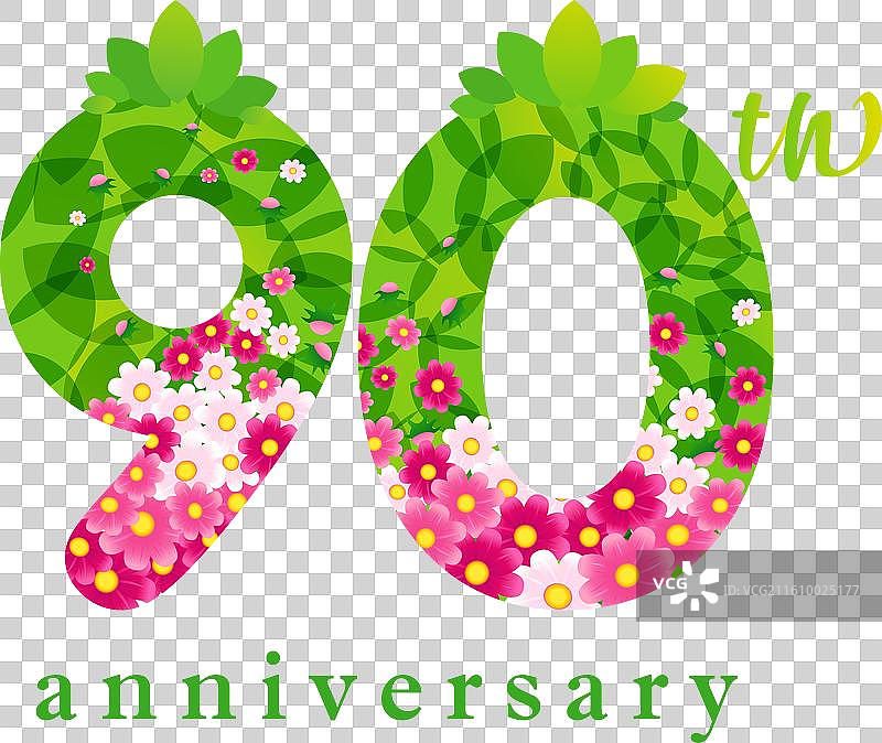 90年代花卉假日概念图片素材