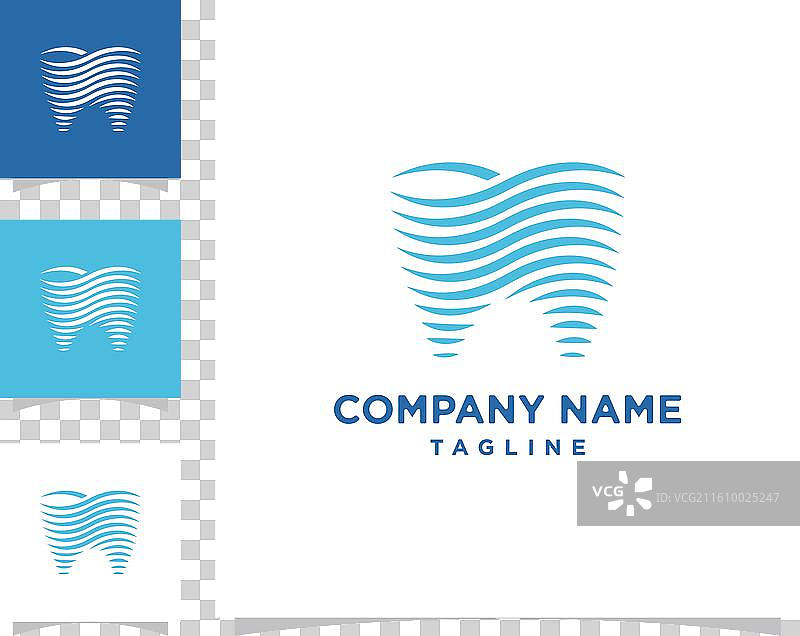 牙科诊所标志图标图片素材