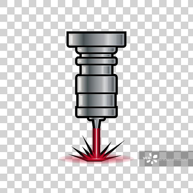 黑暗中的激光束图片素材