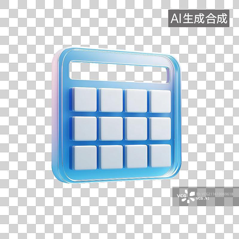 【AI数字艺术】3D表格图标图片素材