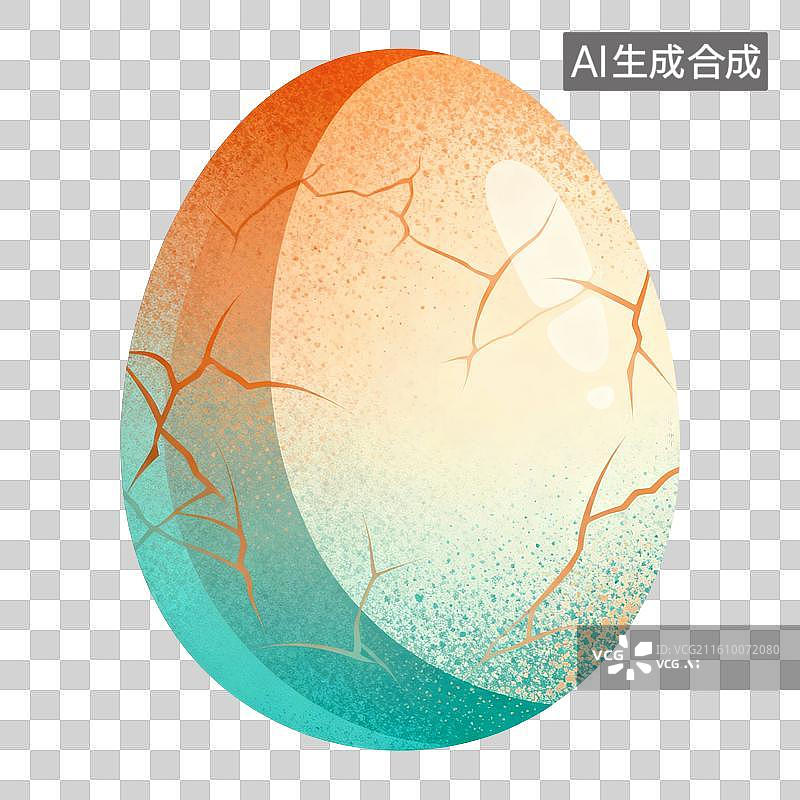 【AI数字艺术】茶叶蛋插画图片素材