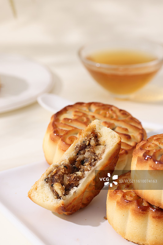 五仁月饼图片素材