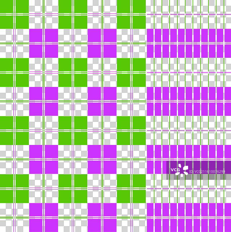 sarung无缝图案 a01 绿色和紫色图片素材