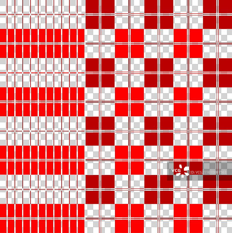 红色调的沙笼无缝图案 a02图片素材