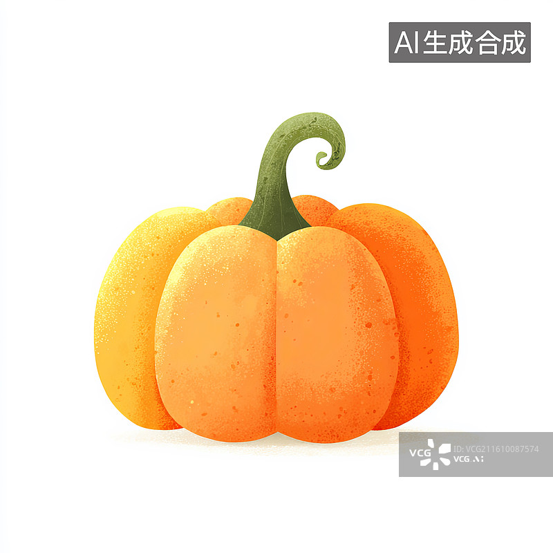 【AI数字艺术】橙色南瓜静物图图片素材