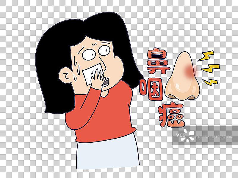 鼻咽癌患者图片素材