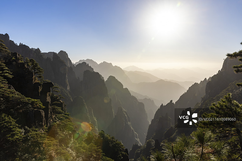 安徽黄山西海大峡谷图片素材