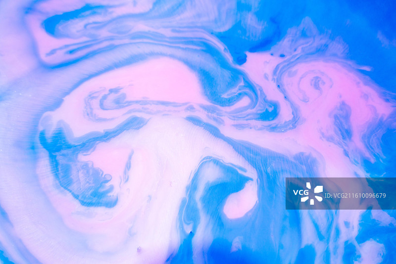 流动的油漆彩色液体图片素材