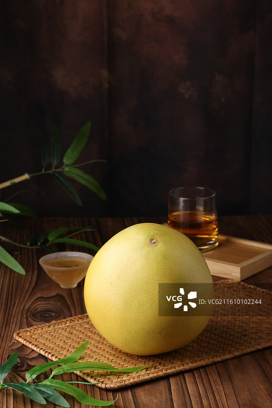 红心柚子图片素材