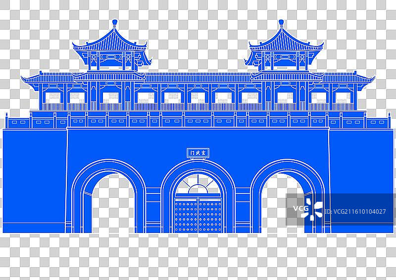 玄武湖南京文旅扁平风图片素材