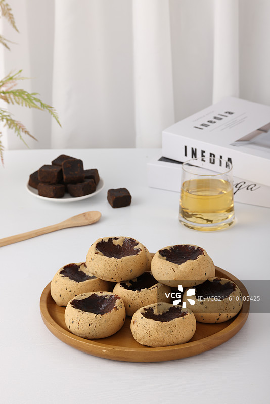 黑糖软心拉丝麻薯图片素材