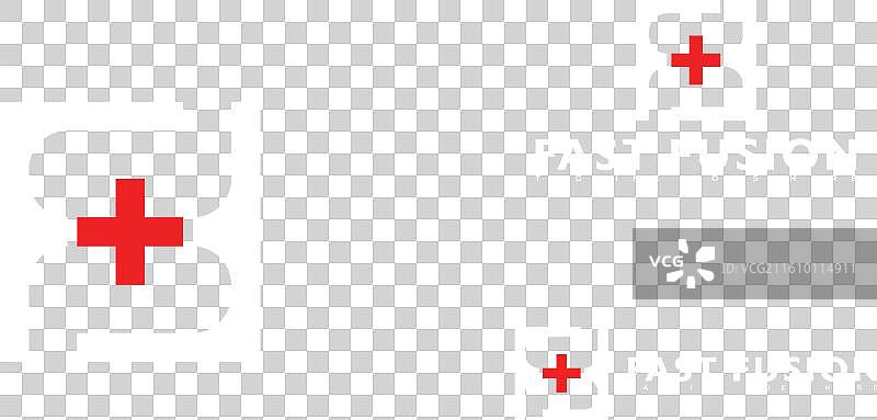 抽象的方形字母 f 或 ff 标志图片素材