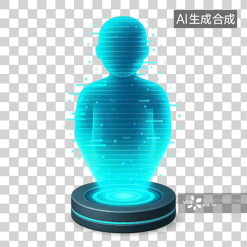 【AI数字艺术】全息投影图片素材