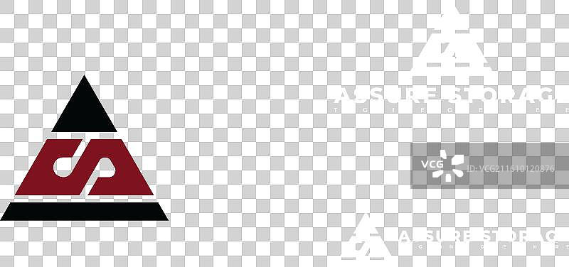 抽象的黑色三角形字母 A 或 S图片素材