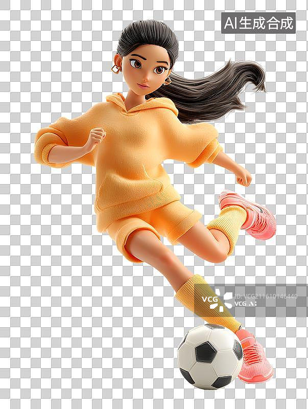 【AI数字艺术】海报足球图片素材