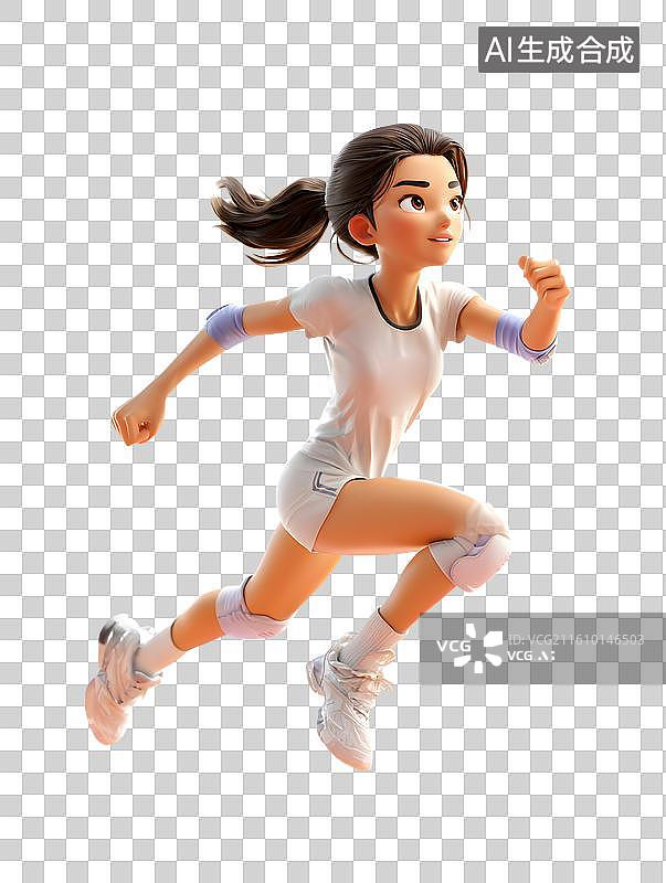 【AI数字艺术】海报排球运动图片素材