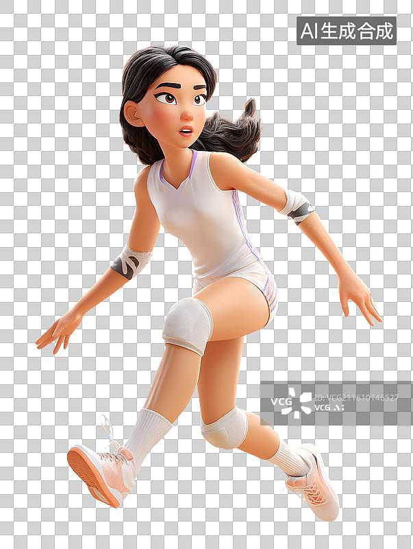 【AI数字艺术】海报排球运动图片素材