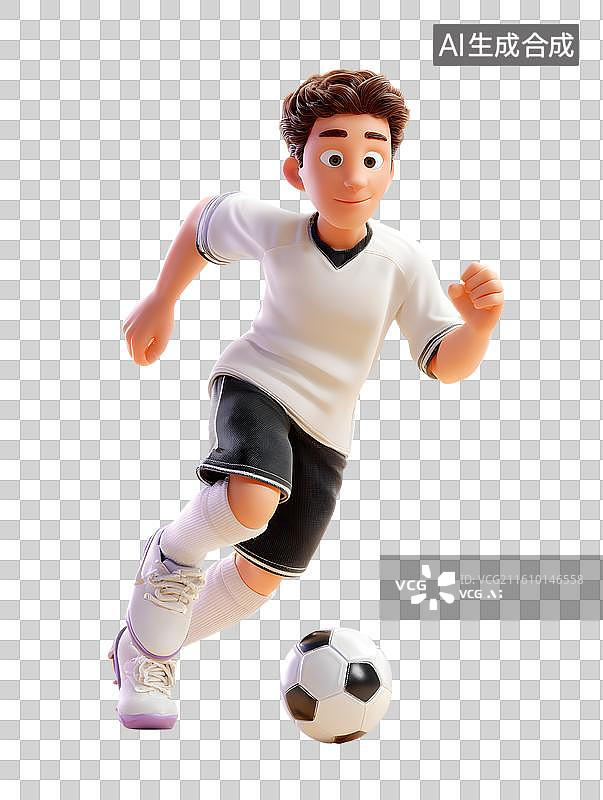 【AI数字艺术】海报足球图片素材