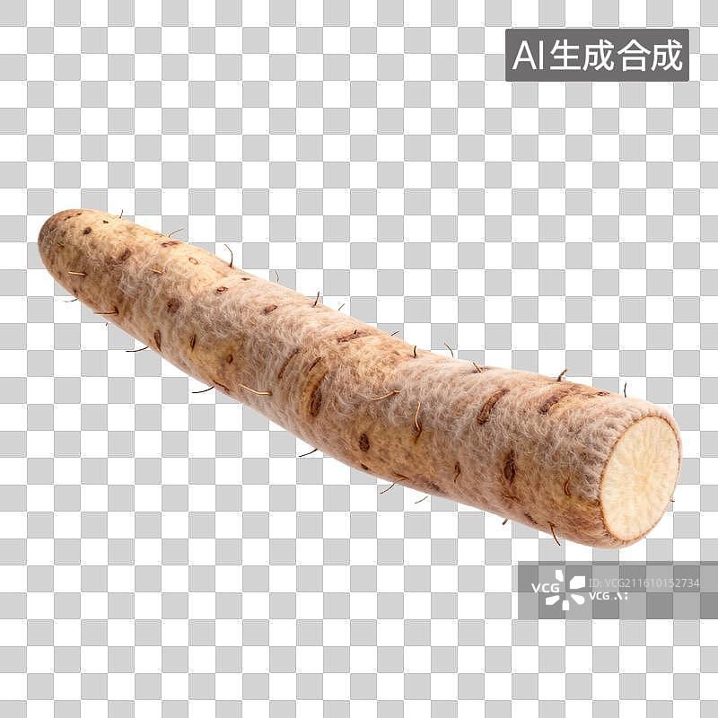 【AI数字艺术】新鲜的山药图片素材