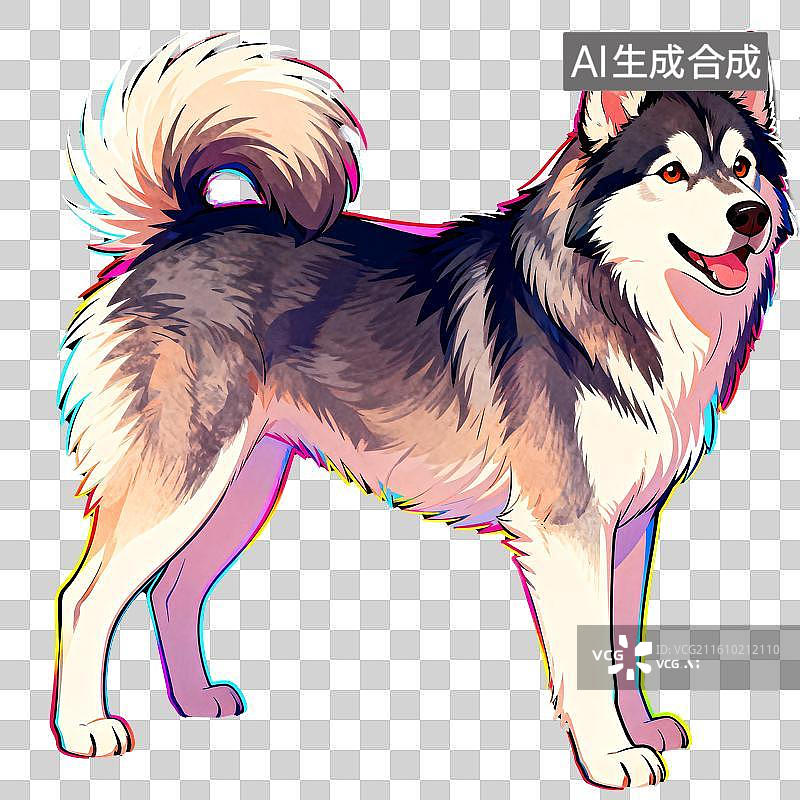 【AI数字艺术】阿拉斯加图片素材