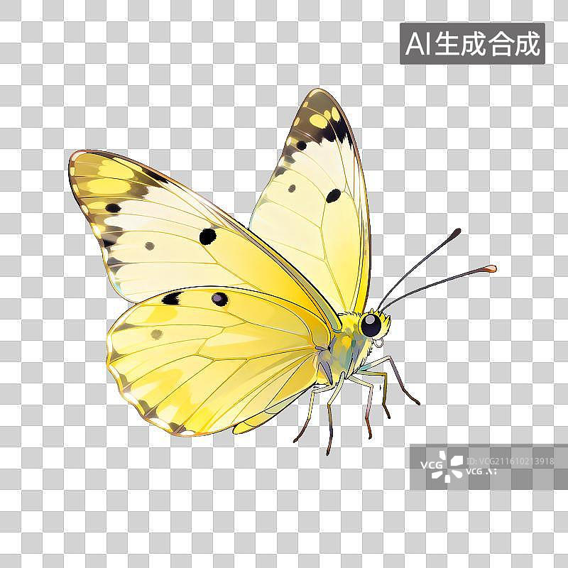 【AI数字艺术】菜粉蝶图片素材