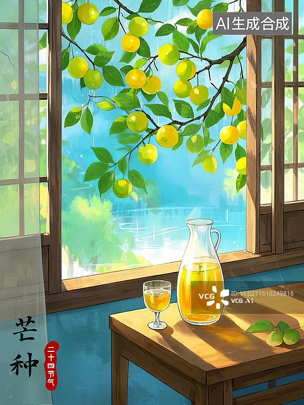 【AI数字艺术】芒种图片素材