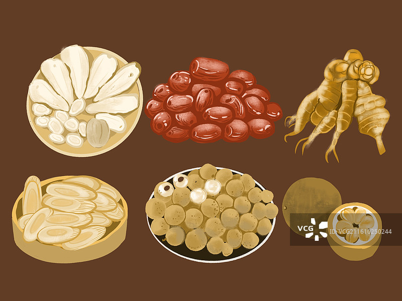 一些药材图片素材