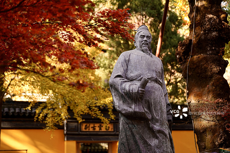 苏州天平山图片素材