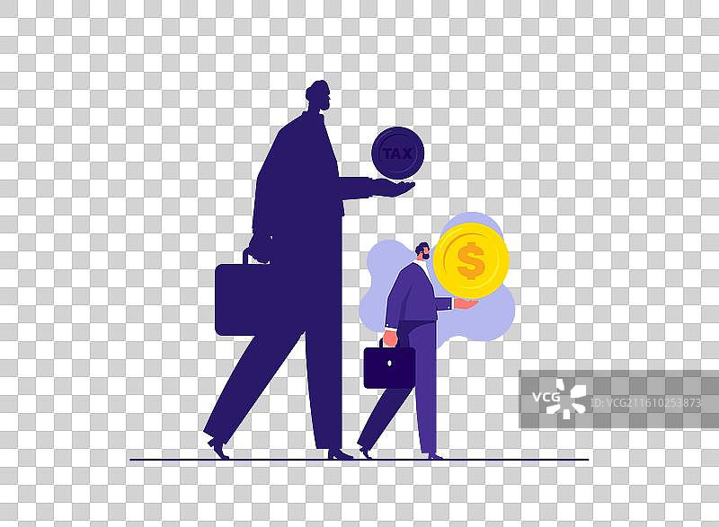 纳税或税负概念图片素材