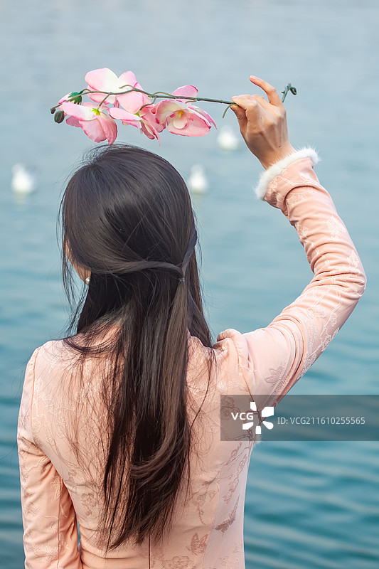 四川省绵阳市户外，白昼，浪漫，鲜花，春天图片素材