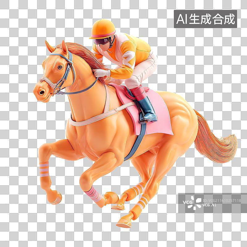 【AI数字艺术】骑术海报展示图片素材