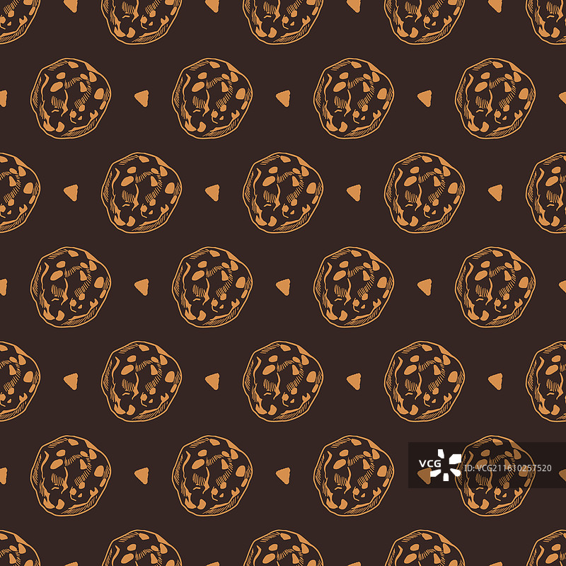 巧克力饼干 难以抗拒的美食 图案艺术图片素材