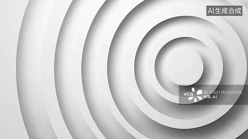 【AI数字艺术】同心圆层叠抽象图案图片素材