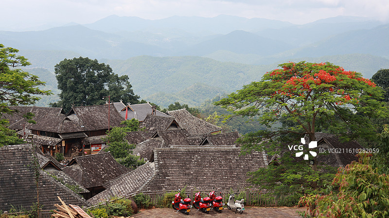 景迈山傣族/布朗族建筑图片素材