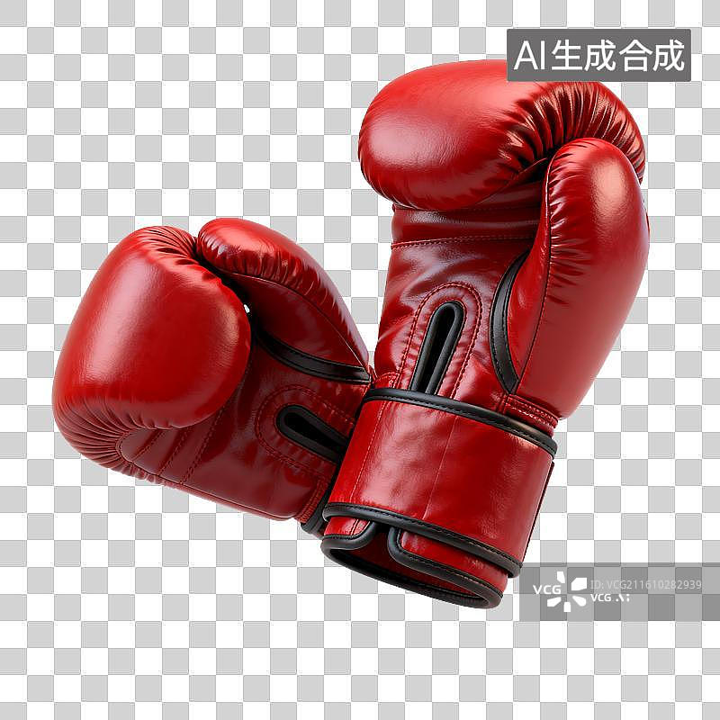 【AI数字艺术】红色拳击手套图片素材